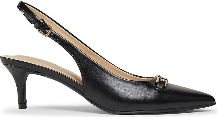 Tienna 50MM Buckle-Detail Slingback Pumps