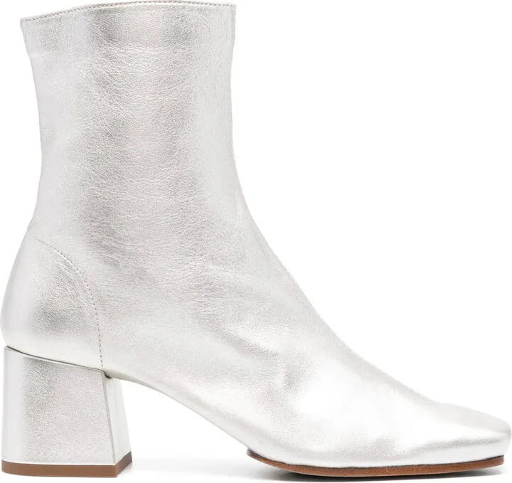 Tierra 60mm metallic ankle boots