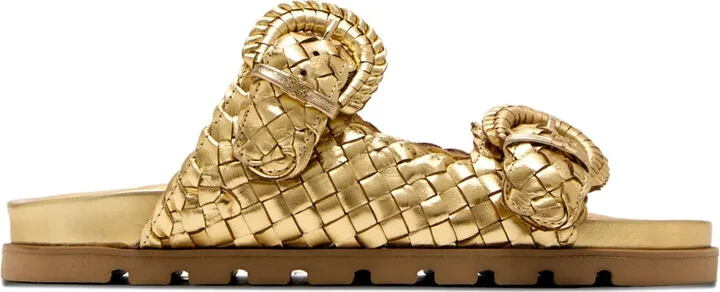 Tiffanie buckle-details sandals