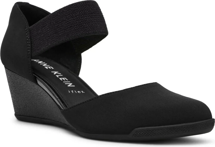Tiffany Ankle Strap Wedge Pump