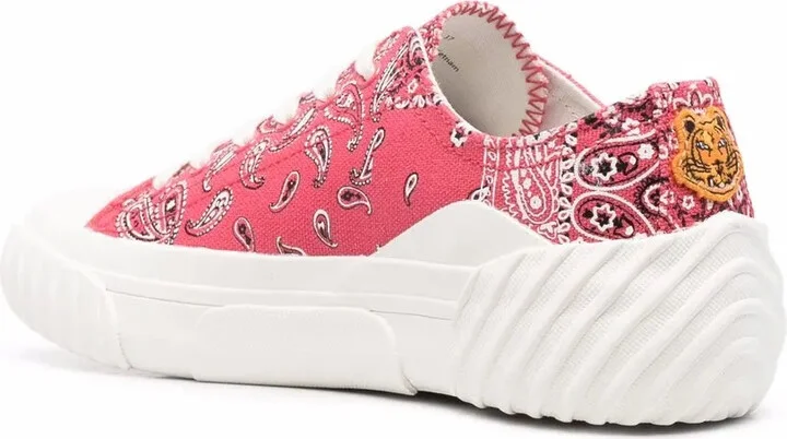 Tiger-crest low-top sneakers - Image 3