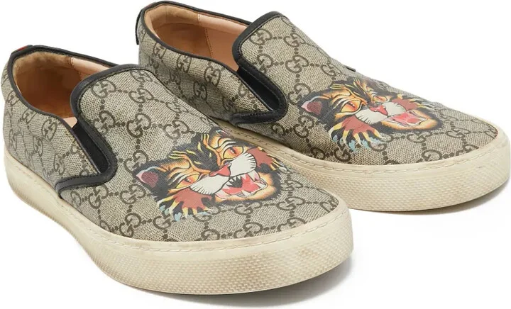 Tiger Embroidered Slip-On Sneakers - Image 2