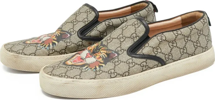 Tiger Embroidered Slip-On Sneakers - Image 3