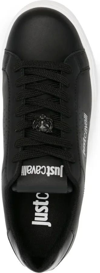 Tiger Head-logo leather sneakers - Image 4