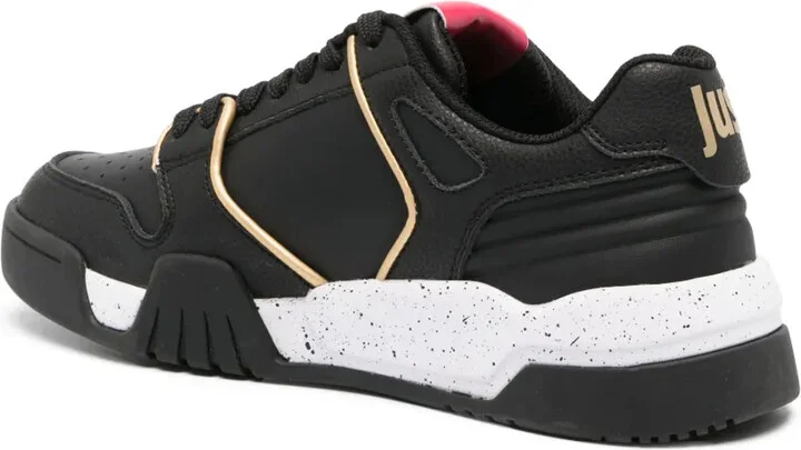 Tiger Head-motif leather sneakers - Image 3