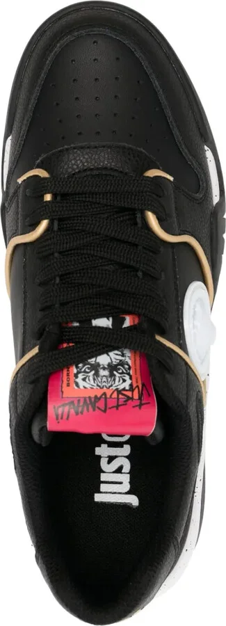 Tiger Head-motif leather sneakers - Image 4