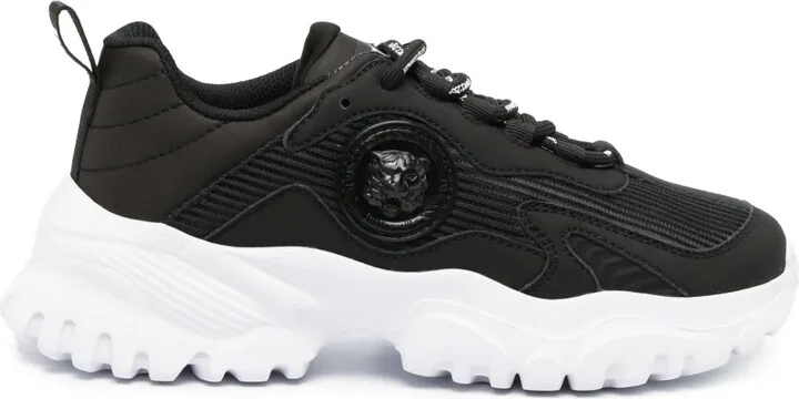 Tiger Head-motif low-top sneakers