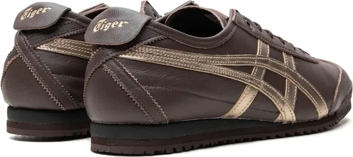 Tiger Mexico 66 SD "Licorice Brown/Champagne" sneakers - Image 3