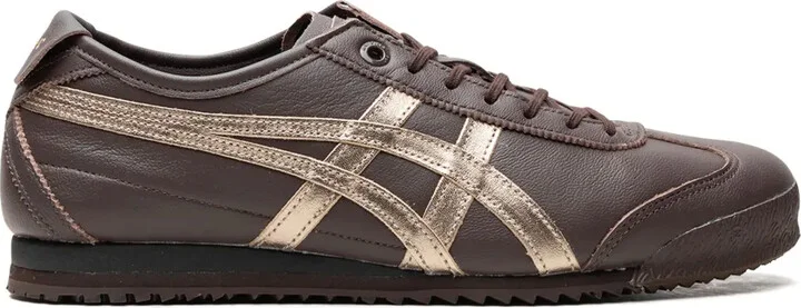 Tiger Mexico 66 SD "Licorice Brown/Champagne" sneakers