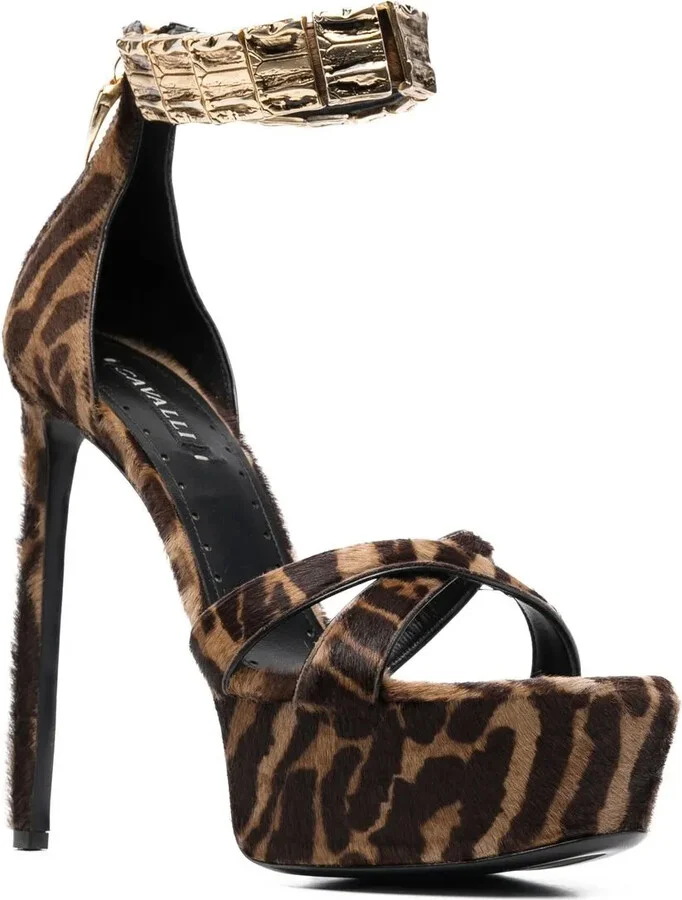 Tiger-Print Platform Sandals - Image 2