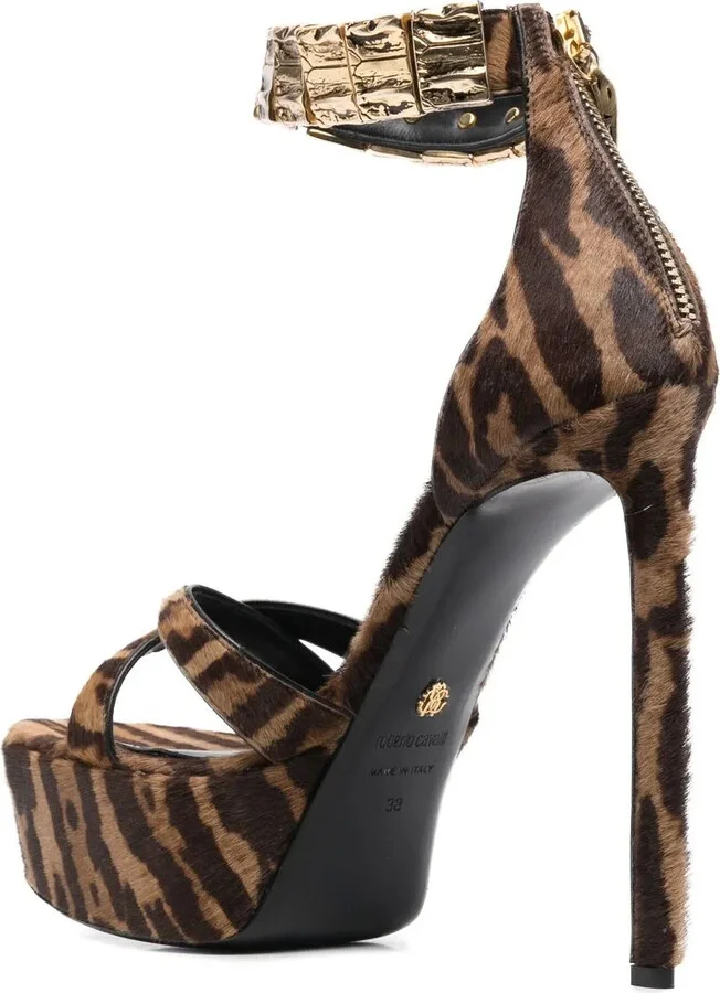 Tiger-Print Platform Sandals - Image 3