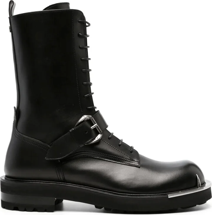 Tiger Tooth leather boots