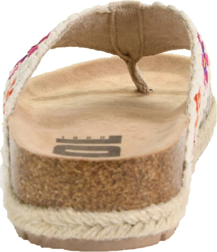 Tigerlily Embroidered Platform Flip Flop - Image 3