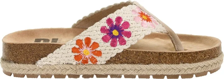 Tigerlily Embroidered Platform Flip Flop - Image 4