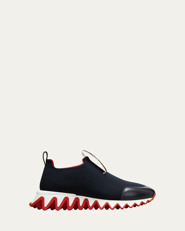 Tiketa Slip-On Red Sole Runner Sneakers