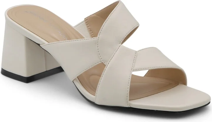 ECRU FAUX LEATHER