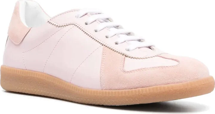 Tilda panelled-leather sneakers - Image 2