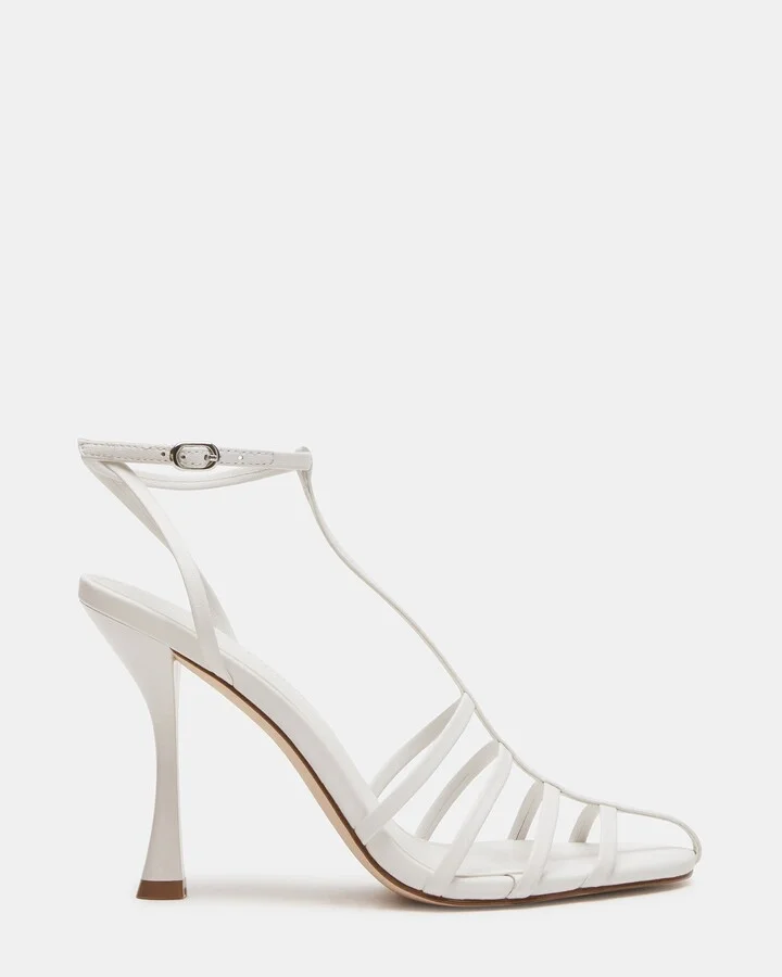 Tildah White Leather