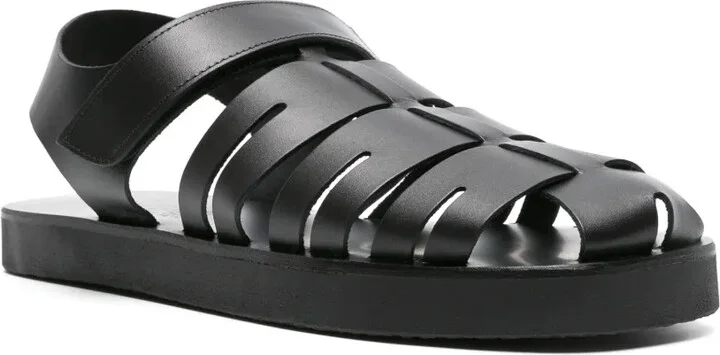 Tilemachos flat leather sandals - Image 2