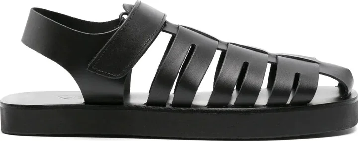 Tilemachos flat leather sandals
