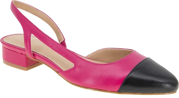 Tillie Slingback Cap Toe Pump
