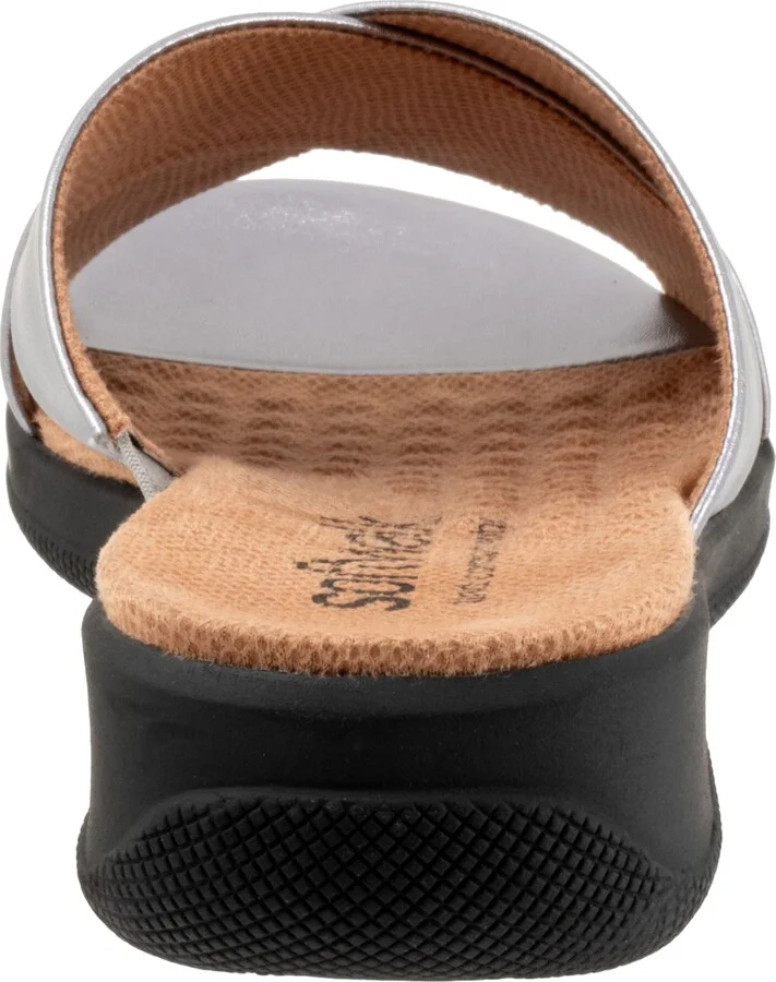 'Tillman' Leather Cross Strap Slide Sandal - Image 7