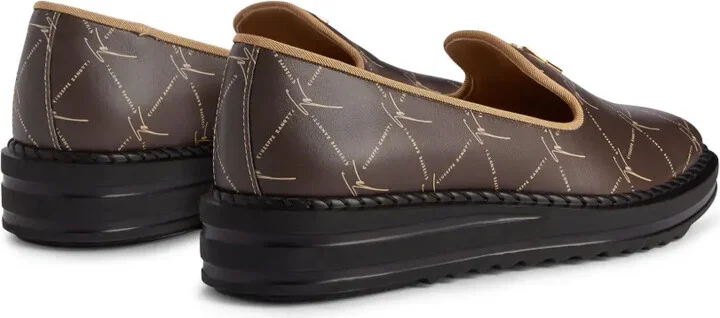 Tim logo-lettering loafers - Image 3