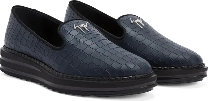 Tim logo-lettering loafers - Image 2