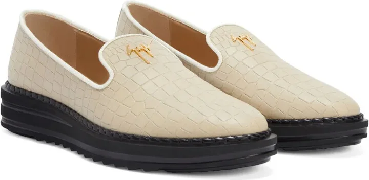 Tim logo-lettering loafers - Image 2