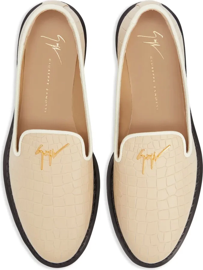 Tim logo-lettering loafers - Image 4