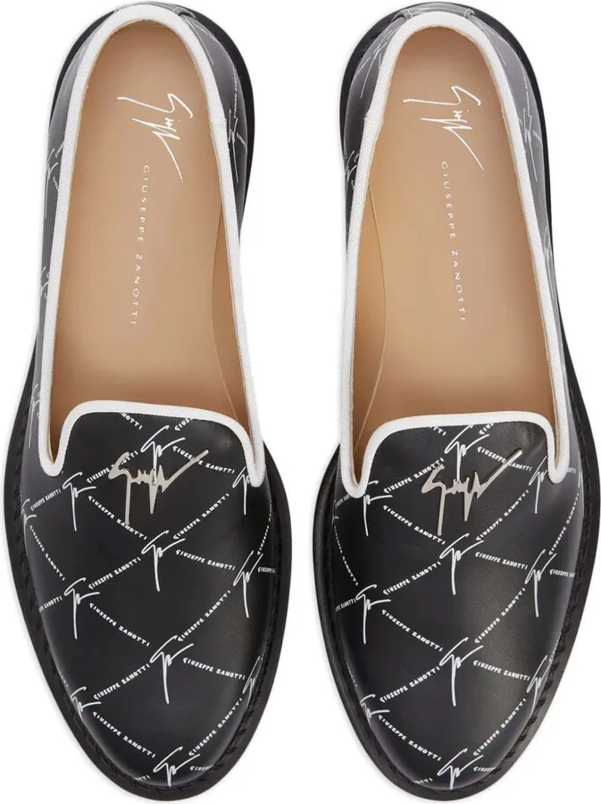 Tim logo-lettering loafers - Image 4