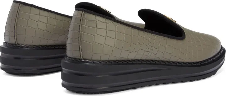 Tim logo-lettering loafers - Image 3