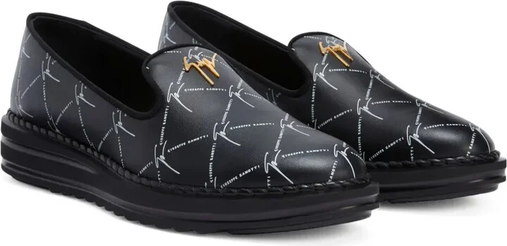 Tim logo-lettering loafers - Image 2