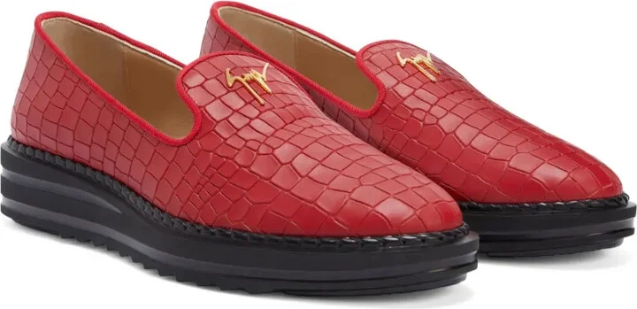 Tim logo-lettering loafers - Image 2