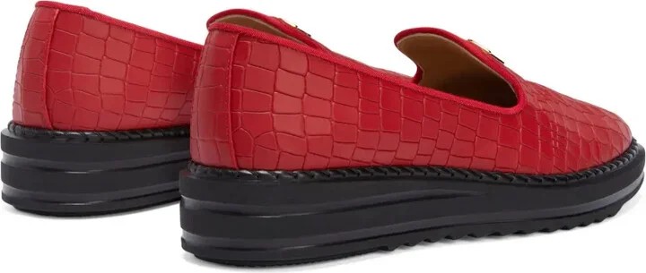 Tim logo-lettering loafers - Image 3