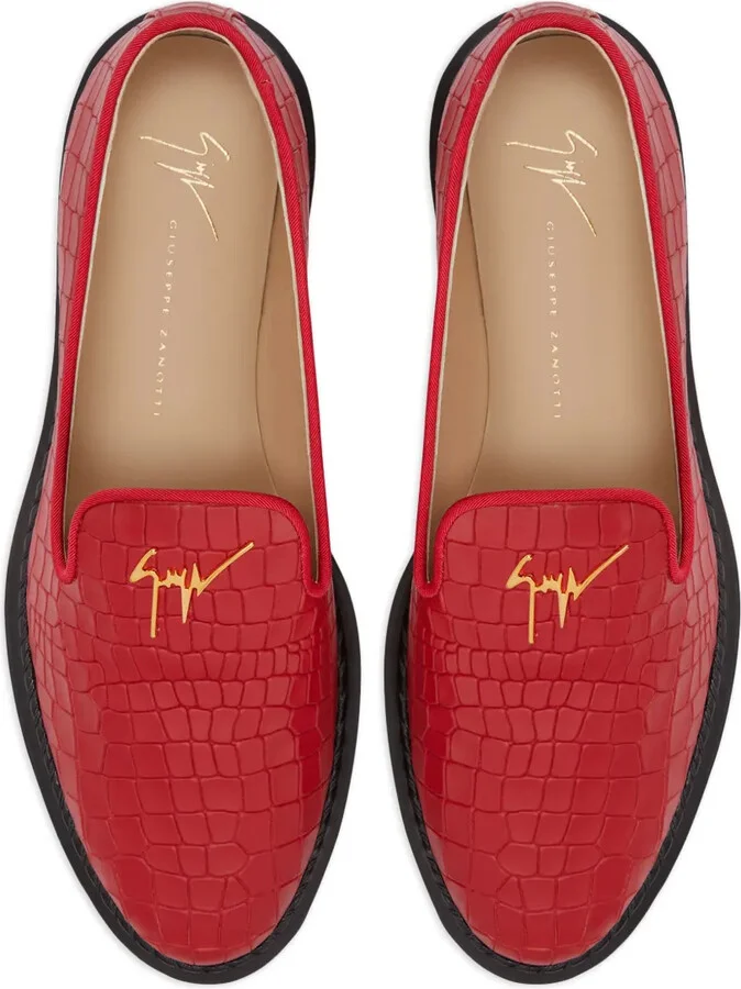 Tim logo-lettering loafers - Image 4