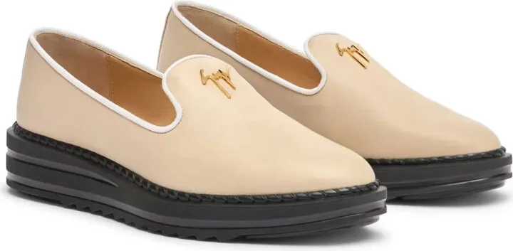 Tim logo-lettering loafers - Image 2