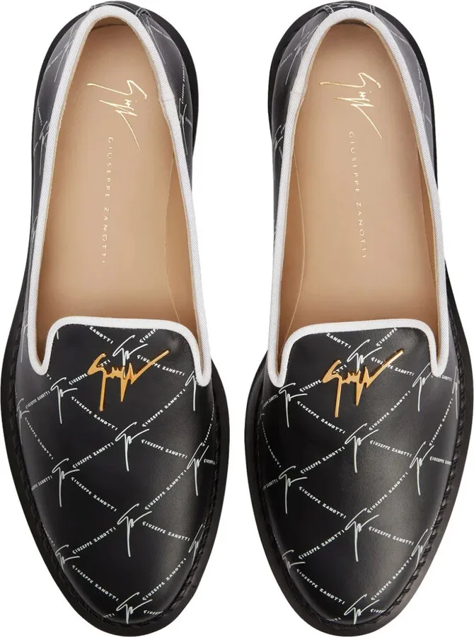 Tim logo-lettering loafers - Image 4