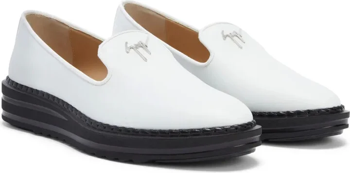 Tim logo-lettering loafers - Image 2