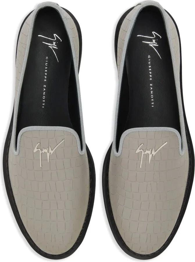 Tim logo-lettering loafers - Image 4
