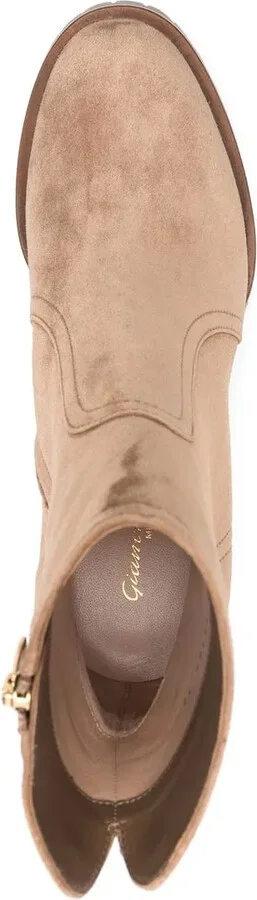 Timber 70mm suede boots - Image 4