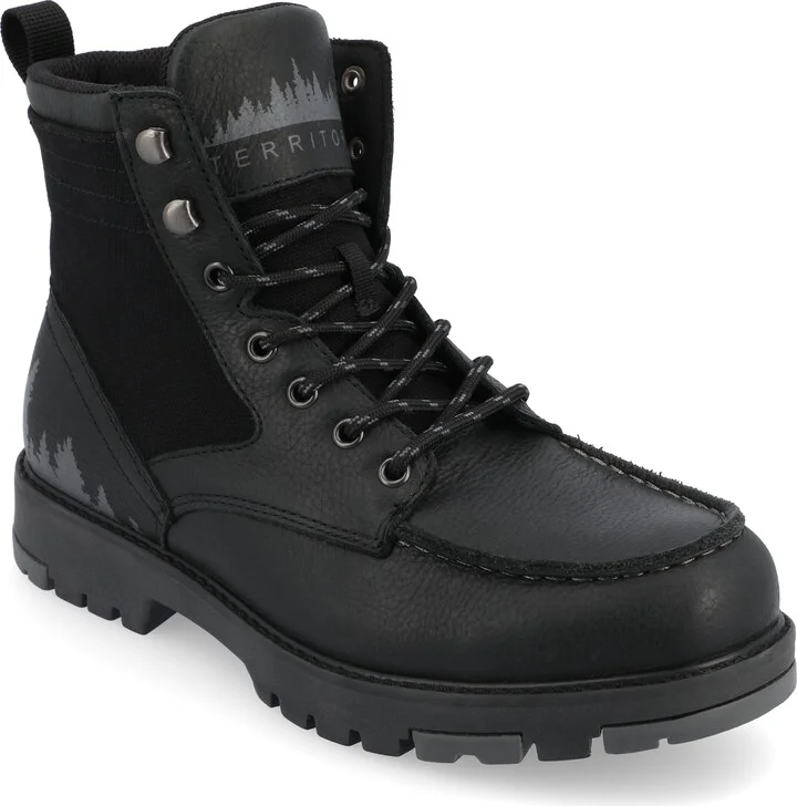 Timber Water Resistant Moc Toe Lace-up Boot