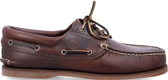Timberland 3-Eye Lace-Up Boat Shoes