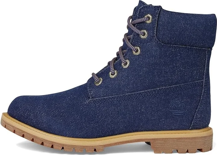 Timberland 6 Premium Boot Women's Lace-up Boots Dark Blue Canvas : 6.5 B - Medium, Nubuck - Image 6