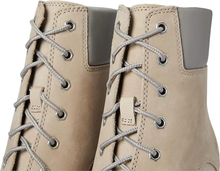 Timberland Allington 6 Lace-Up Women's Shoes Pure Cashmere : 7.5 B - Medium, Textile/Leather - Image 6