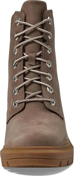 Timberland Allington Heights 6 Boots Women's Shoes Taupe Nubuck : 7 B - Medium, Leather - Image 2