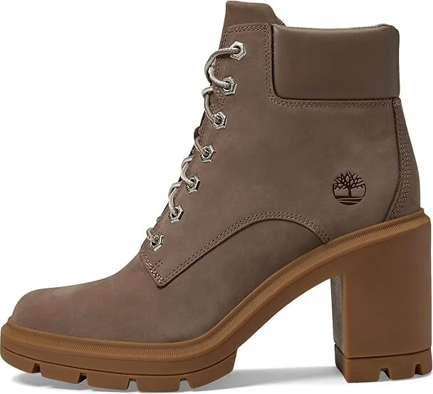 Timberland Allington Heights 6 Boots Women's Shoes Taupe Nubuck : 7 B - Medium, Leather - Image 5