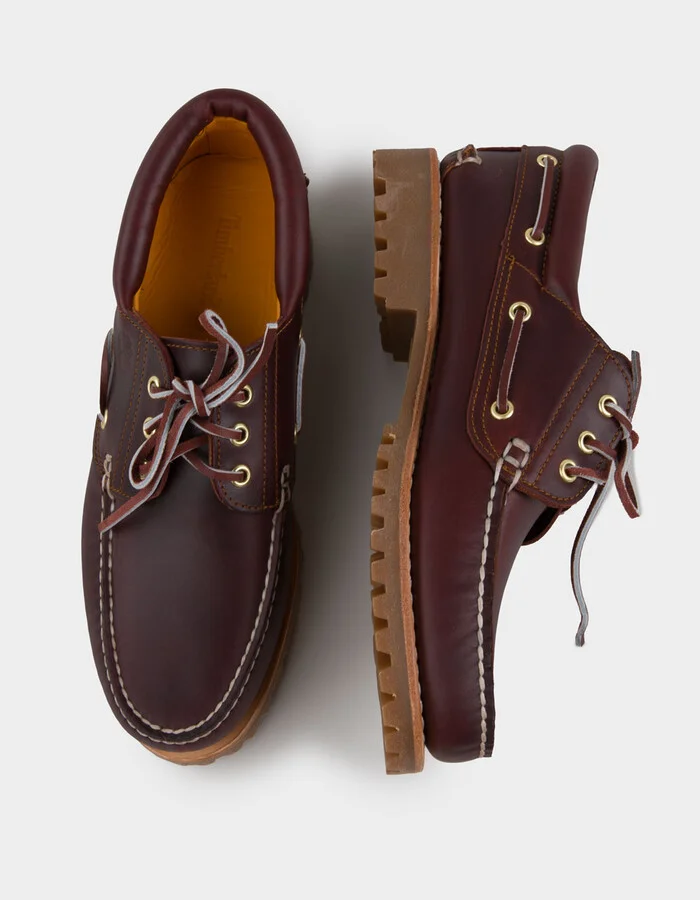 TIMBERLAND Authentics Mens 3-Eye Boat Shoes - Image 5