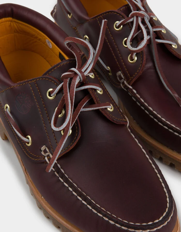 TIMBERLAND Authentics Mens 3-Eye Boat Shoes - Image 6