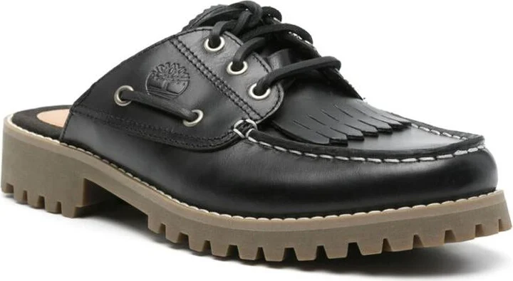Timberland Black Mules With Lace-Up - Image 2